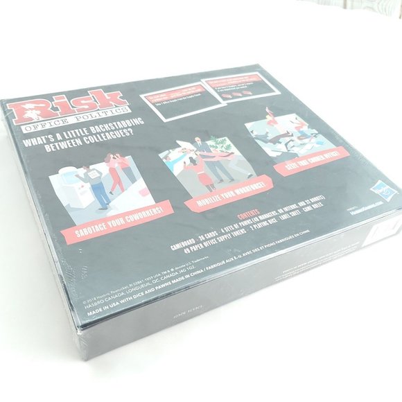 Risk Office Politics A Parody Of The Classic 36 Card Board Game By Hasbro Gaming - Picture 4 of 11